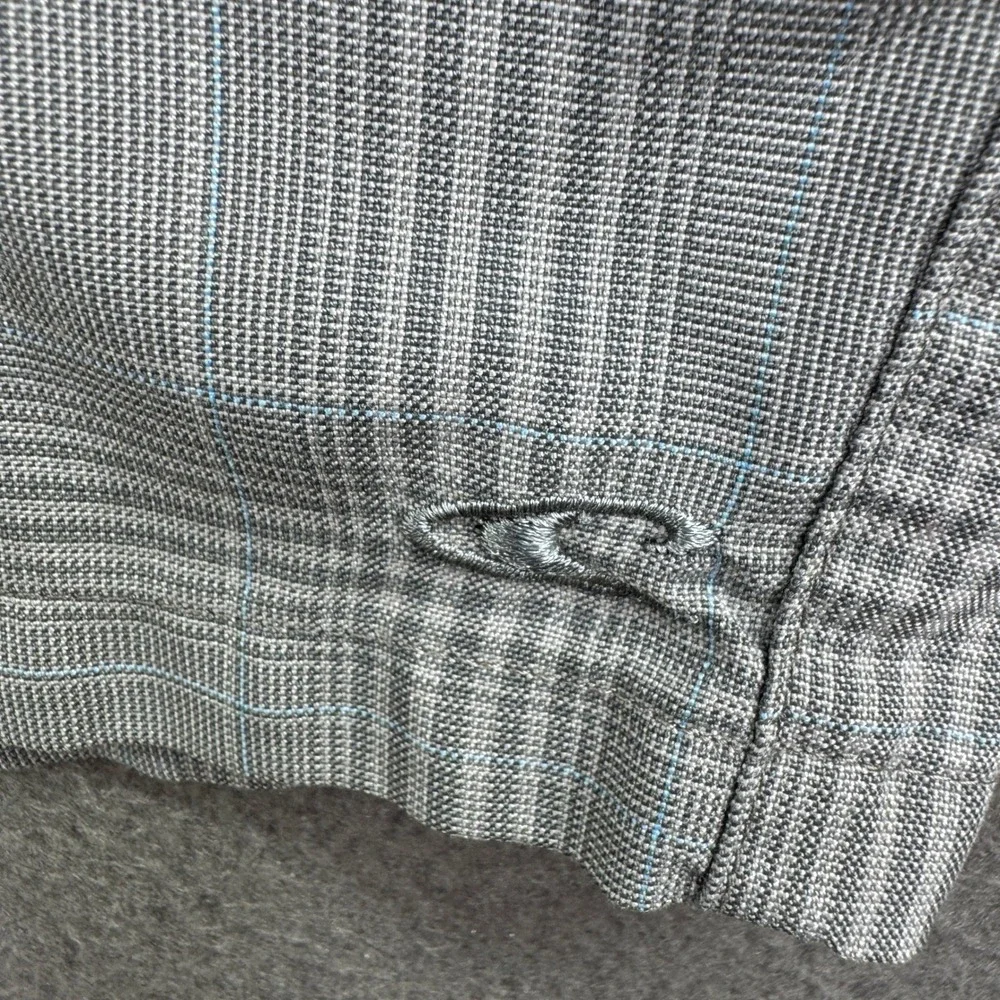 O'Neill Shorts Mens 40 Grey Plaid Flat Front Casual Summer‎ Surf Outdoor Bottoms